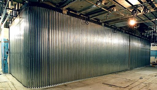 A Double leaf Laterally Sliding Shutter