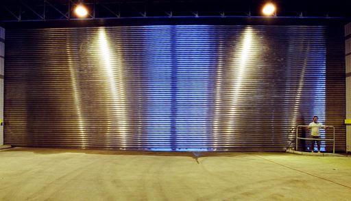 A Vertically Sliding Fire-rated Shutter